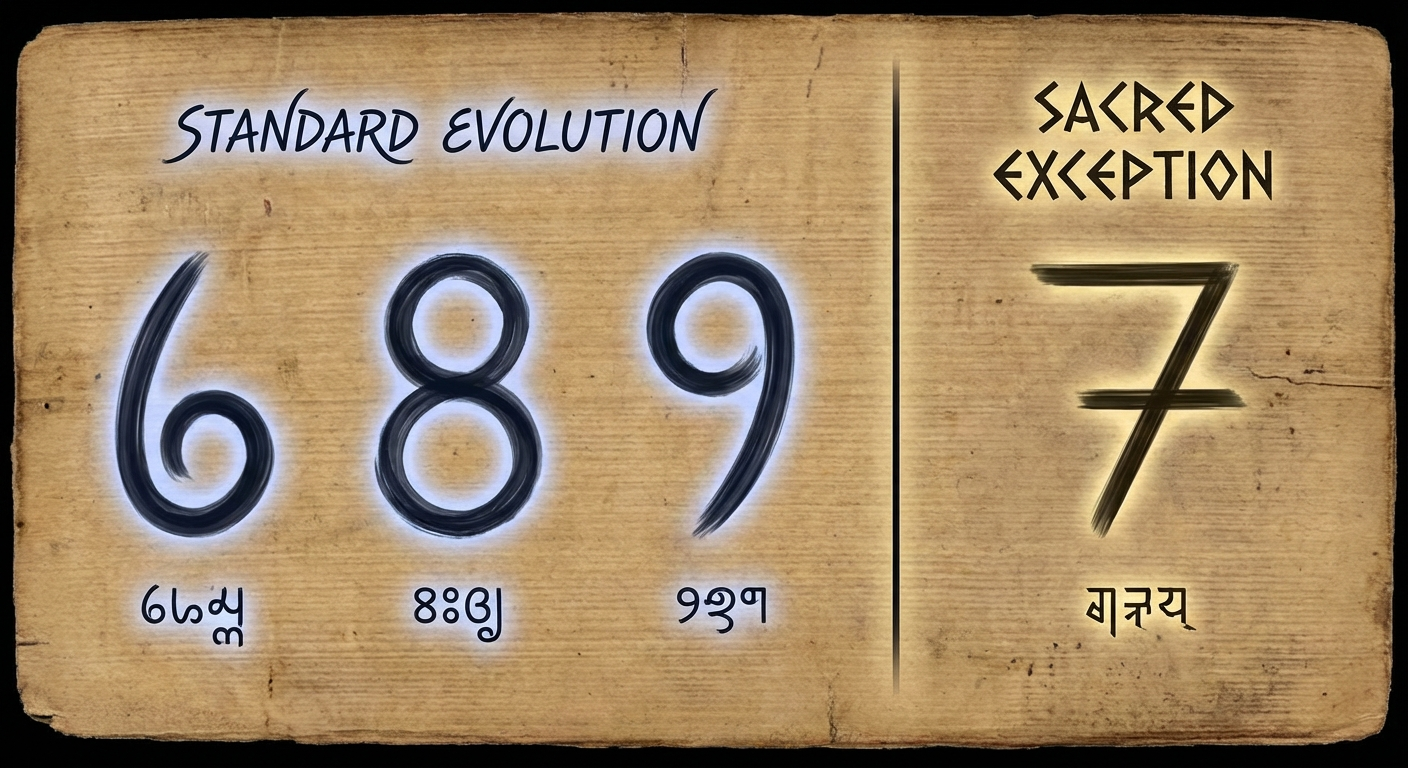 The Sacred Seven: A Theory of Pre-Brahmi Numeral Evolution