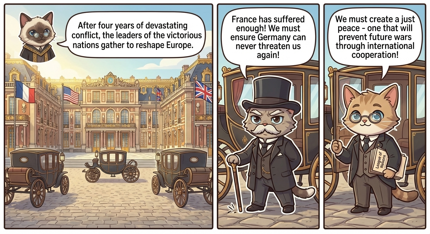 Whisker Diplomacy: The Treaty of Versailles