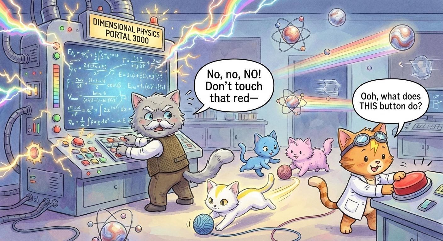 The Quantum Kittens' Odyssey: A Physics-Themed Comic Book