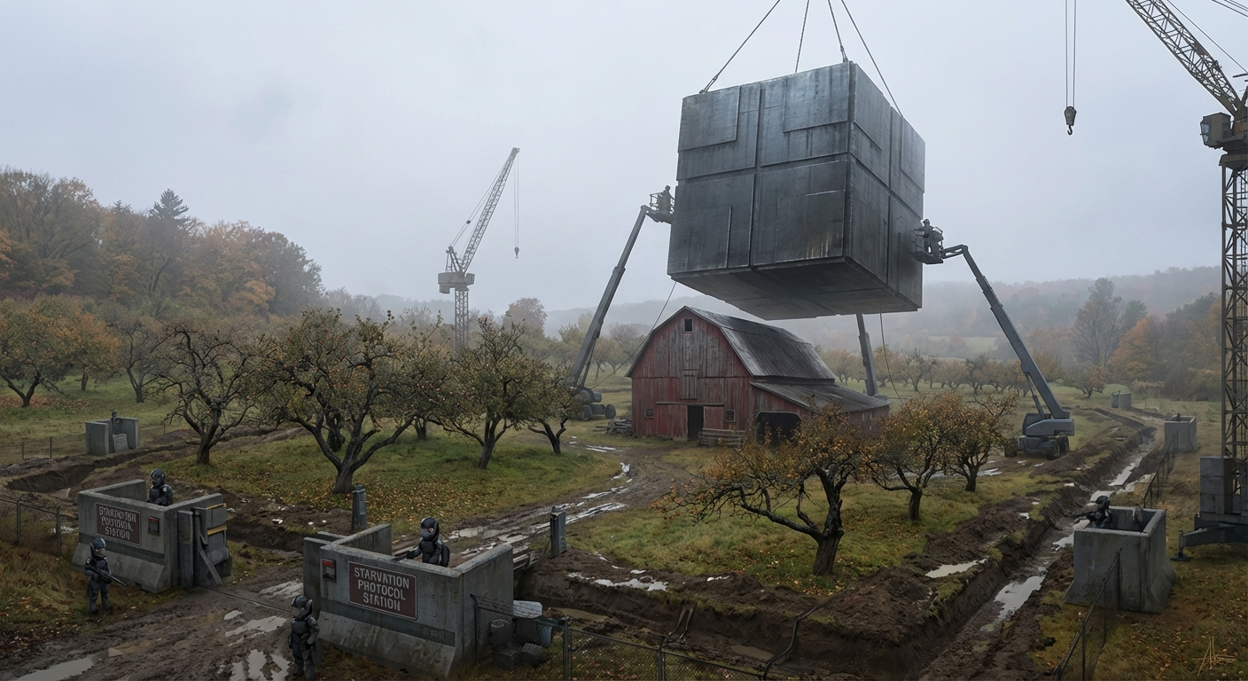 Deployment of the Compliance Enhancement Chamber over the Apple Family residence.