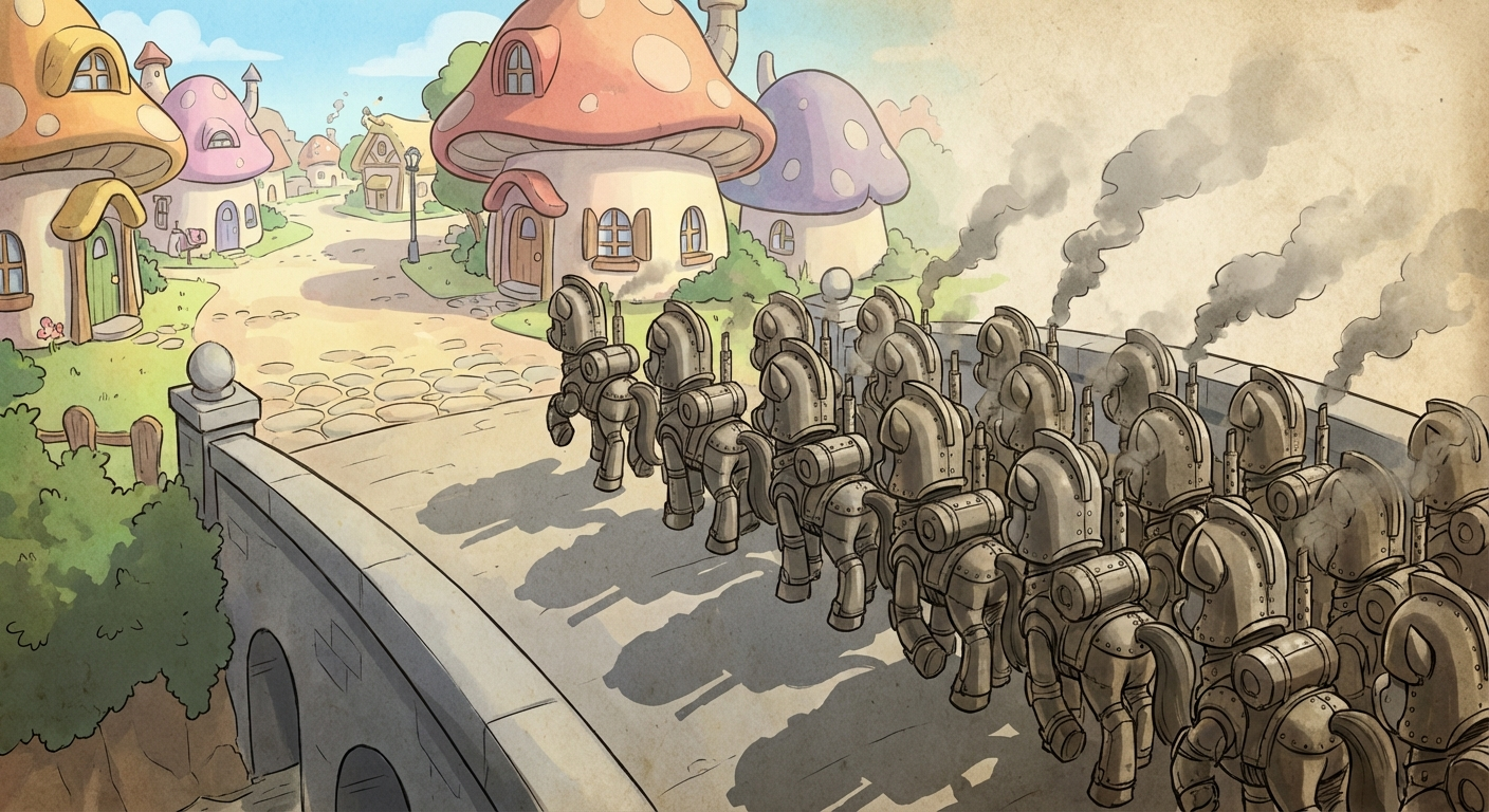 The arrival of the New Equestrian Unity Command marked the end of disorganized joy.