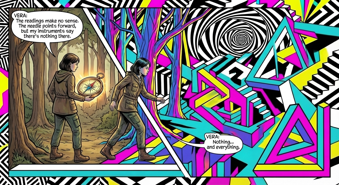 The Parallax Pilgrim: A Comic Book About Perception and Truth