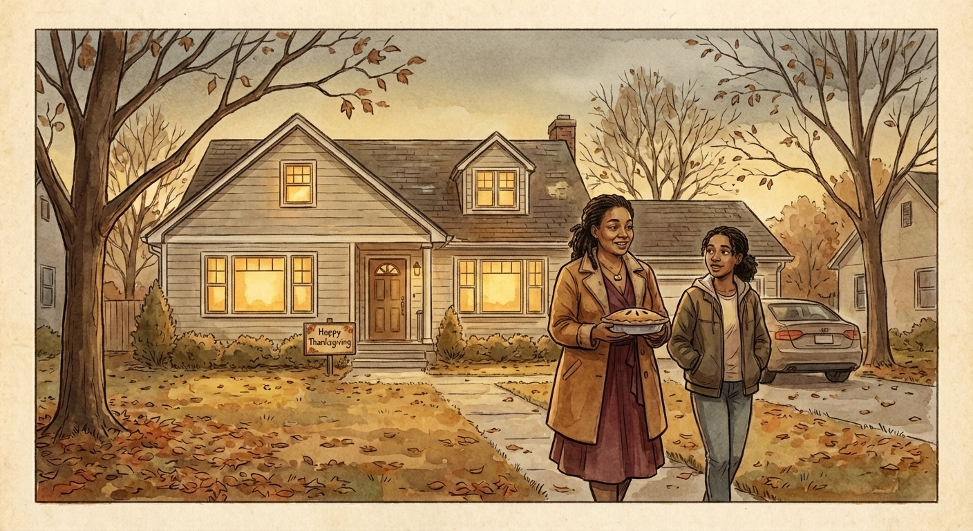 The Weight of the Table: A Philosophical Comic on Gratitude, History, and Thanksgiving